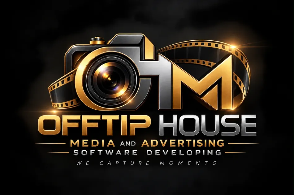 Offtip House Media and Advertising Software Developing logo